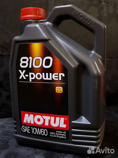 Моторное масло motul 8100 X-power 10W-60 5л