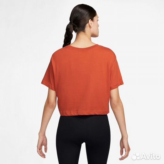 Футболка для тенниса Nike Dri-Fit Heritage Crop