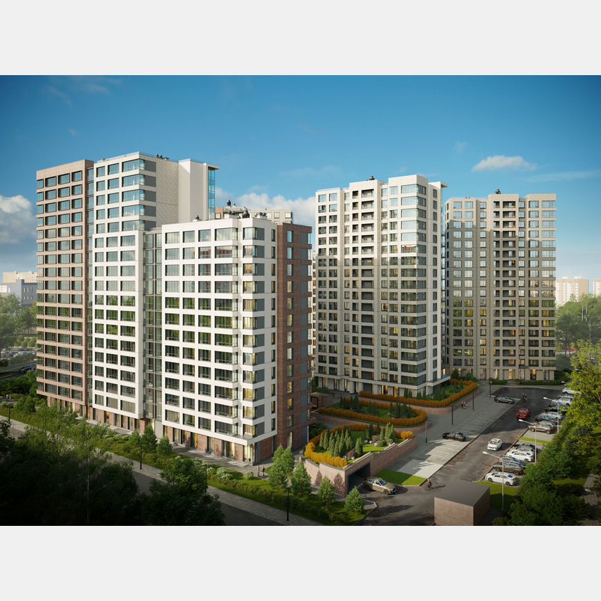 2-к. квартира, 56 м², 12/18 эт.