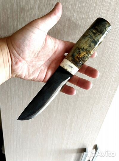 Нож якутский Кованный 110х18ш