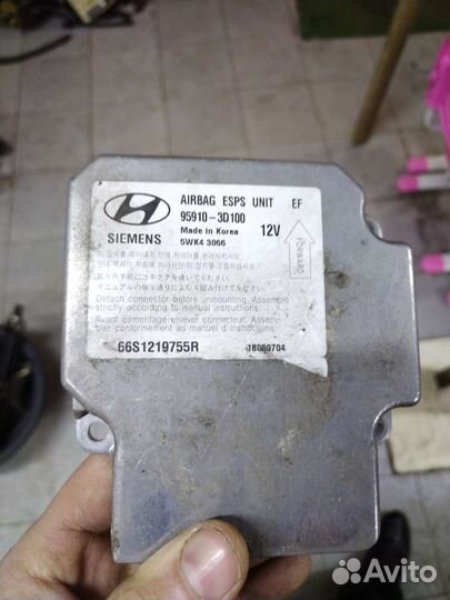 Hyundai sonata ef 5 блок srs