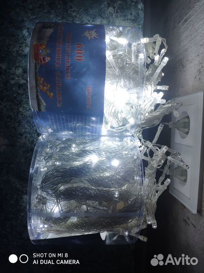 Гирлянда штора 3*3