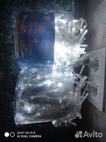 Гирлянда штора 3*3