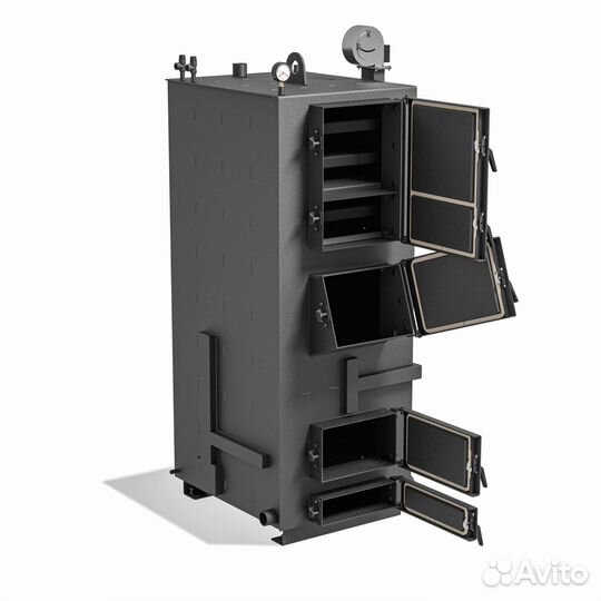 Твердотопливный котёл длительного горения