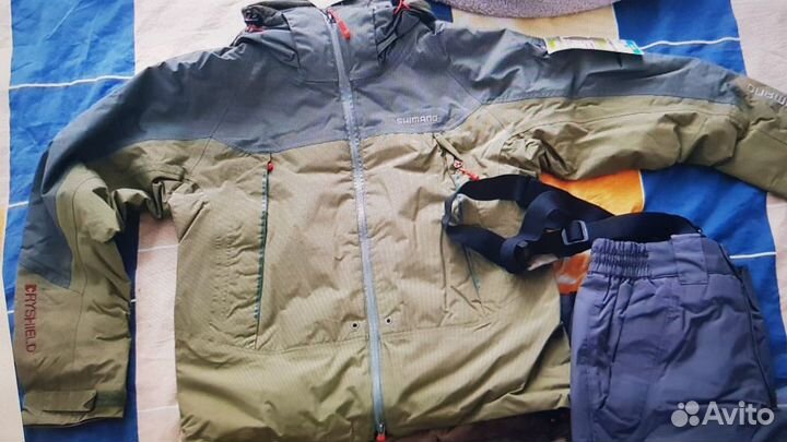 Костюм Shimano DS RB-025Q, оливковый, L