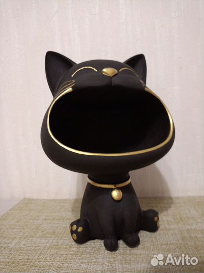 Конфетница ключница органайзер фруктовница котик