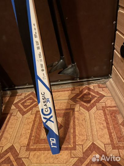 Беговые лыжи и ботинки