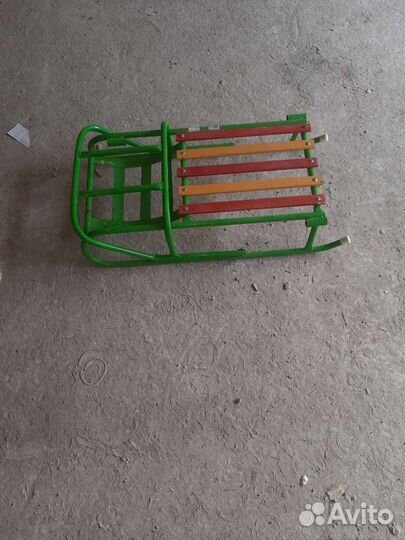 Детские зимние санки