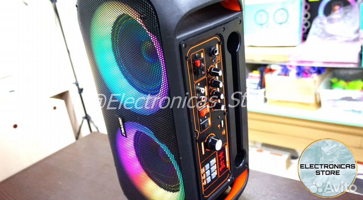 Большая Колонка Спикер DG-1108 Colorful Гарантия