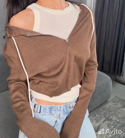 Кофта обманка женская