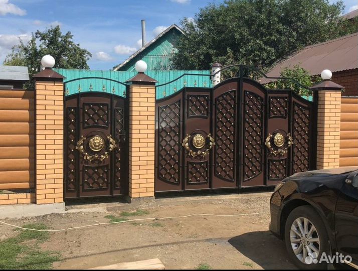 Ворота кованые