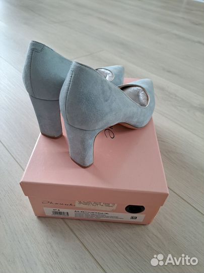 Туфли женские 37 размер натуральная замша Эконика