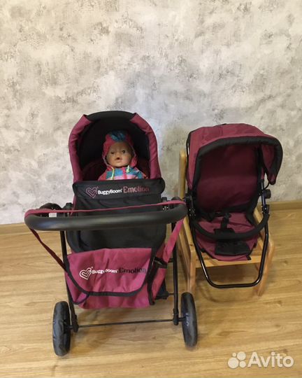 Коляска-трансформер для кукол
