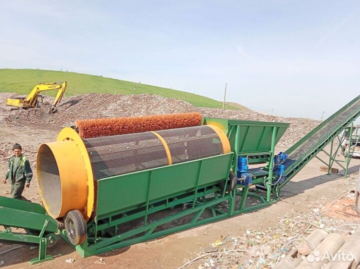 Сортировочный комплекс на базе барабанного грохота