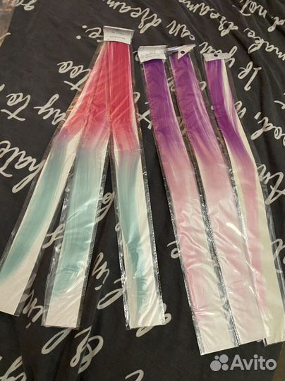 Подарю Цветные пряди искусственых волос