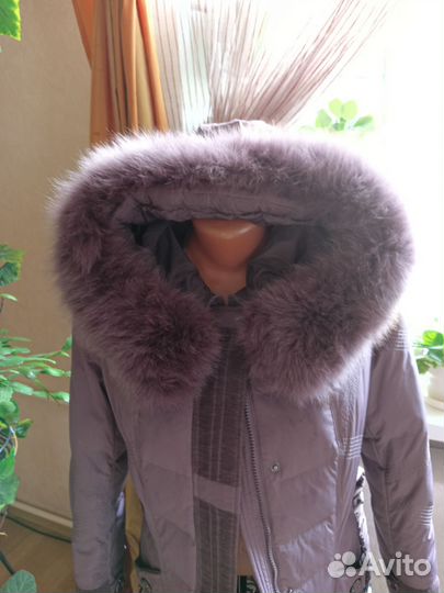 Пуховик женский зимний 44 46