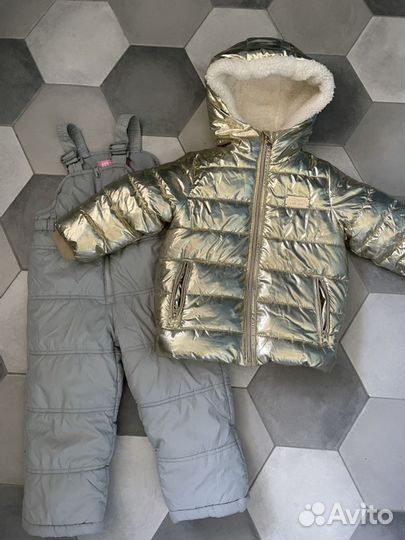 Осенний костюм для девочки 92