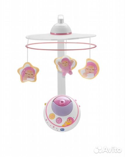 Мобиль на кроватку Chicco Волшебные звёзды розовый