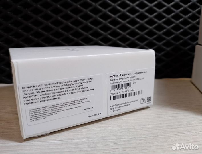 Airpods Pro 2 чехол гарантия