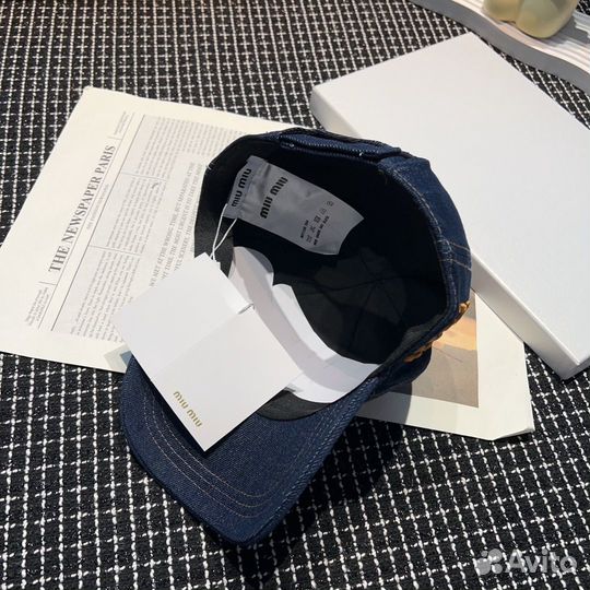 Джинсовая кепка Miu Miu