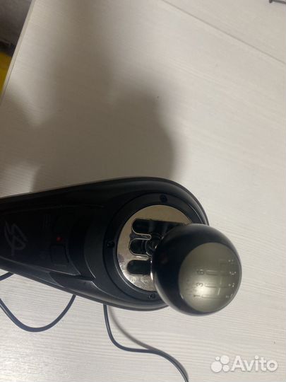 Игровой руль с 3 педалями и коробкой передач