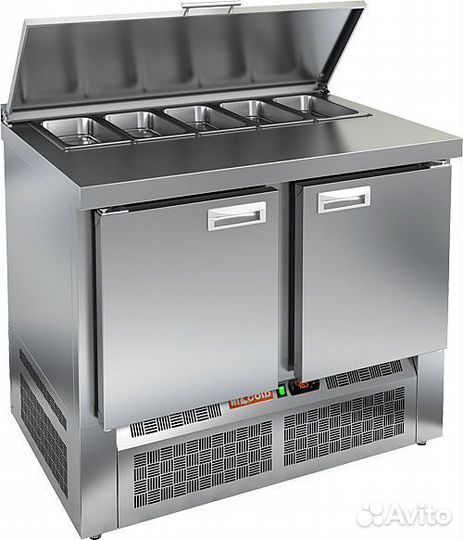 Стол для салатов hicold SLE1-11GN С крышк