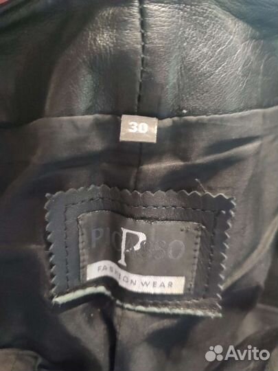 Брюки из натуральной кожи 44 размер