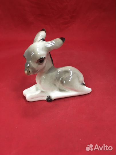 Статуэтка лфз СССР Ослик фарфор