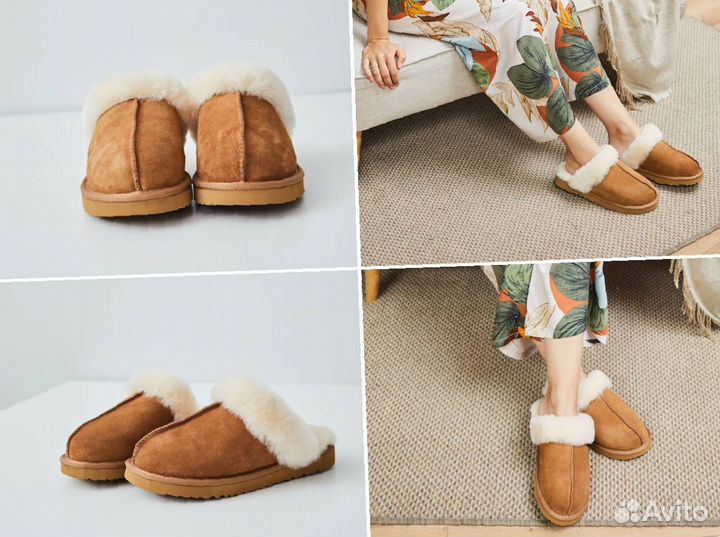 Тапочки UGG из овчины премиум