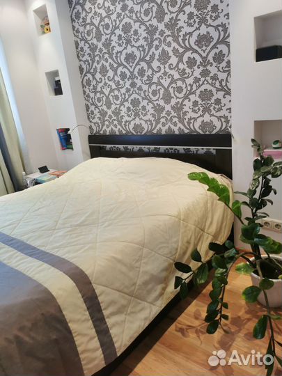 Комплект шторы и покрывало на двуспальную кровать