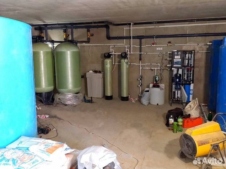 Установка водоочистки (загородный дом) \ сервис