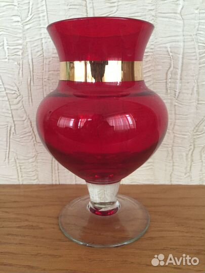 Вазы цветочные(стекло,хрусталь) Чехия, СССР