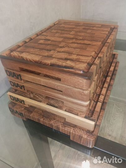 Торцевая разделочная доска Дуб