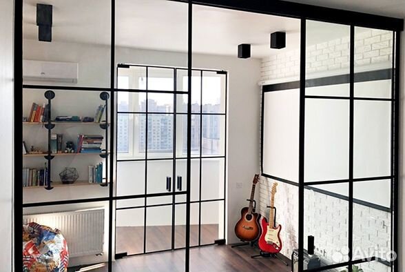 Раздвижные системы, межкомнатные перегородки