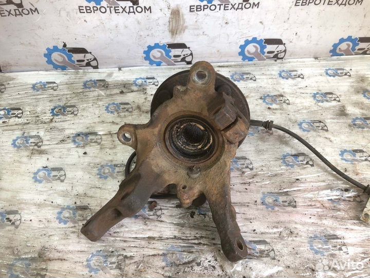 Кулак поворотный + ступица передний левый