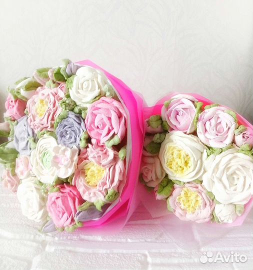 Сладкие наборы. Зефирные букеты