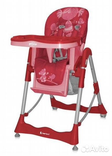 Стульчик для кормления Bertoni красный