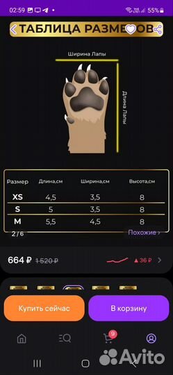 Обувь для собак