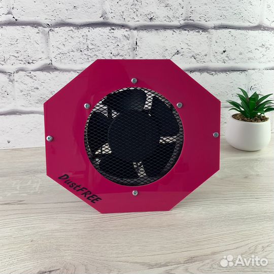 Встраиваемый пылесос сетка/ розовый Dust Free