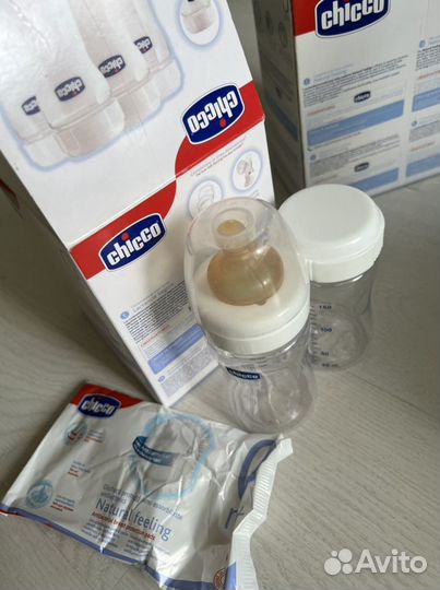 Бутылочки Chicco для хранения молока