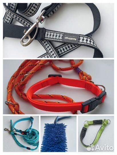 Ошейники и поводки для собак