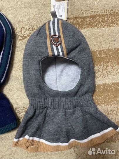 Шапка шлем для мальчика