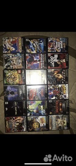 Иговые диски на sonyплейстейшен 2