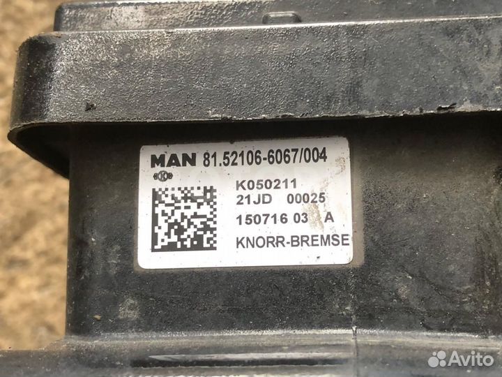 Кран модулятор EBS передний MAN TGX 2015