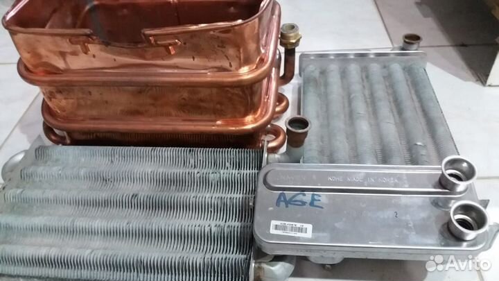 Теплообменник на котлы Нева Baxi Vaillant Beretta