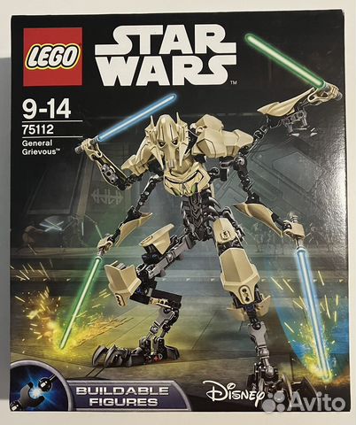 Lego Star Wars 75112 Генерал Гривус