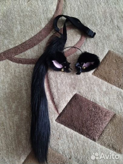 Хвост с ушками для Квадробики (девочка)