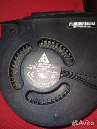 Запчасти, вентиляторы и кабели iMac 27 2011 a1312