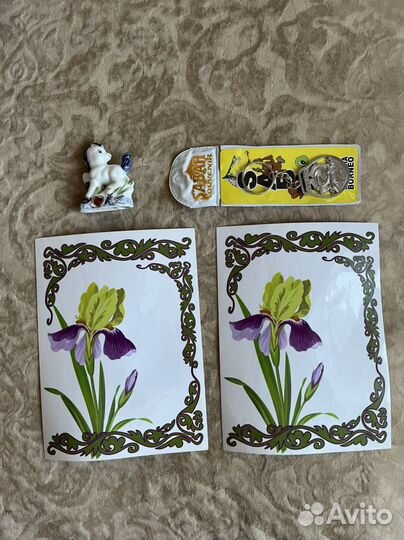 Наклейки интерьерные брелок статуэтка эдинорог