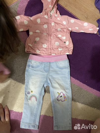 Вещи пакетом на девочку